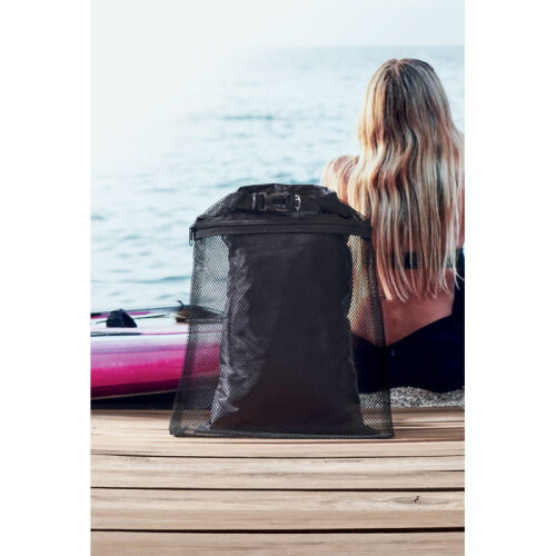 Wodoodporna torba 6L z paskiem czarny MO6370-03 (5)