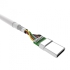 Kabel do transferu danych LK10 Typ - C Quick Charge 3,0 biały EG 818106 (2) thumbnail