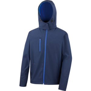 Kurtka Męska Softshell Wodoodporna Oddychająca - Red & Black