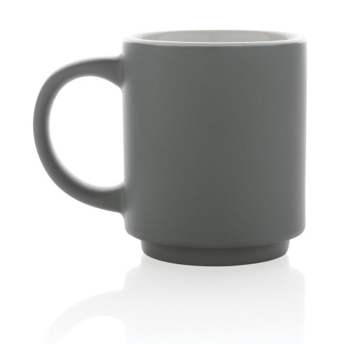 Kubek ceramiczny 180 ml Szary P434.072 (6)