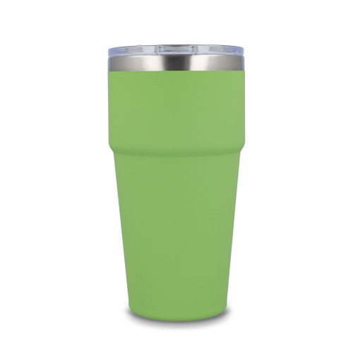T-ceramiczny kubek do samochodu o miękkim dotyku 500ml Jasnozielony LT98729-N0032 (2)