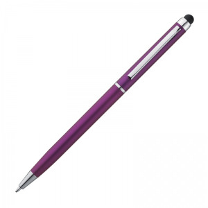 Długopis plastikowy touch pen KIMBERLY Fioletowy