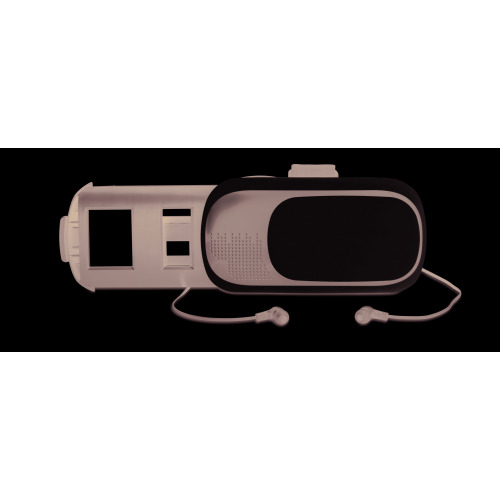 Okulary 3D z ABS ze słuchawkami Biały MO9072-06 (2)