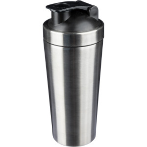 Butelka sportowa 750 ml, shaker Srebrny