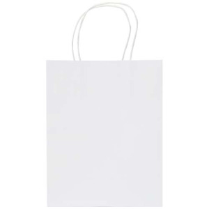 Kraft - torba papierowa z tektury 120 g/m² ze skręcanymi uchwytami – 18 x 9 x 23 cm