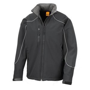 Kurtka Klasyczna Softshell Wodoodporna Oddychająca - Navy & Navy