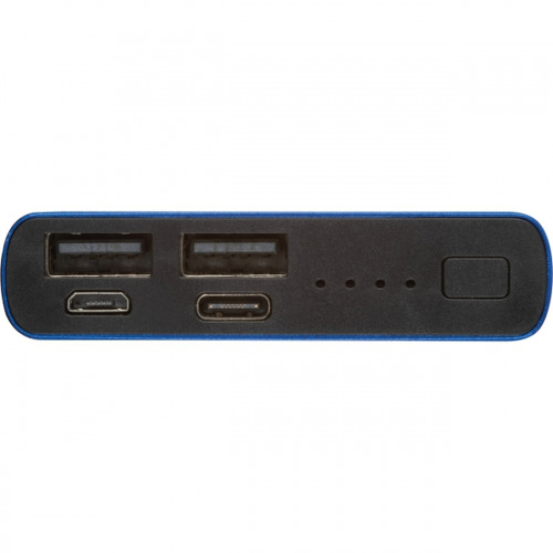 Power bank 10000 mAh z aluminium z recyklingu GIORGIA Niebieski 3450304 (2)