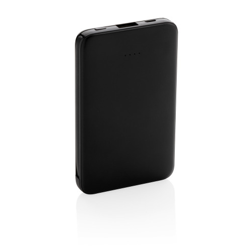 Power bank 5000 mAh, zintegrowany kabel 3 w 1 Czarny P322.081 (3)