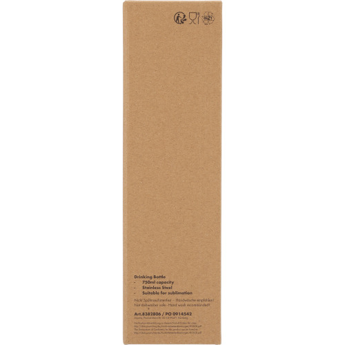 Butelka stalowa do sublimacji SANTIEGO 750 ml Biały 382806 (9)