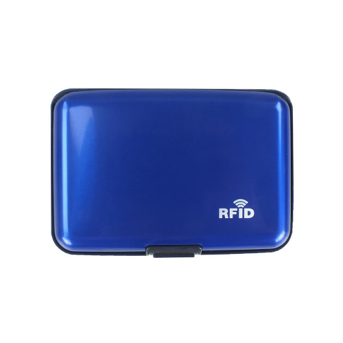 Etui na karty kredytowe z ochroną RFID Niebieski V2881-11 (3)