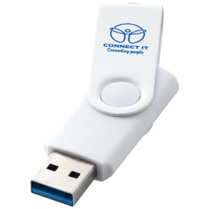 Rotate metaliczny pendrive wyposażony w interfejs USB 3.0