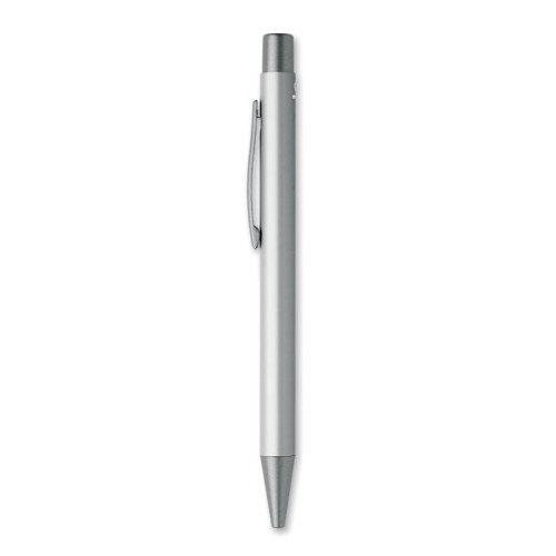 Aluminiowy długopis z rec. Srebrny MO3222-14 (1)