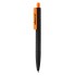 Długopis X3 pomarańczowy, czarny P610.978 (3) thumbnail