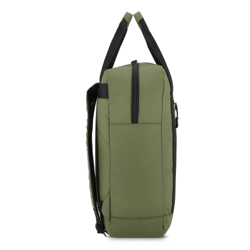 Plecak z powłoką PU, wykonany z materiału R-PET 600D, 27,5 x 12 x 37,5 cm, 12 l Oliwkowa zieleń LT95362-N0043 (1)