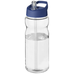 Bidon H2O Base® o pojemności 650 ml z wieczkiem z słomką Przezroczysty