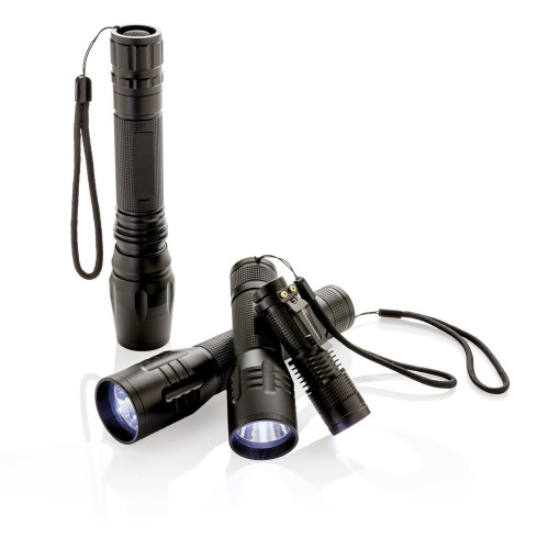 Duża latarka CREE 3W Czarny P513.461 (7)