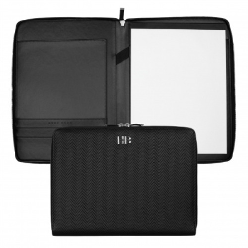Teczka A4 Herringbone Black Czarny HTA106A 