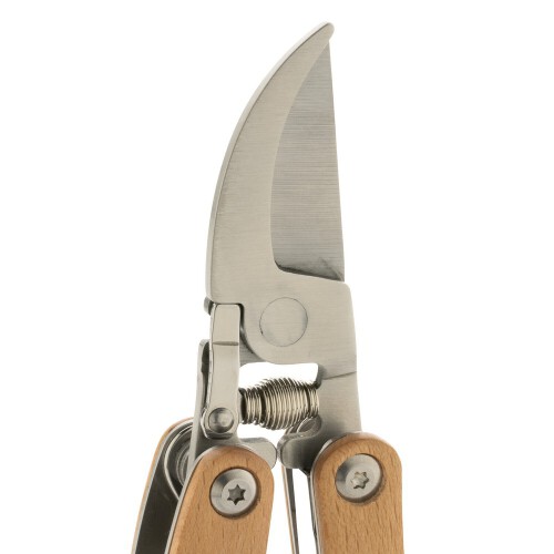 Drewniane, ogrodowe narzędzie wielofunkcyjne brązowy P221.309 (5)