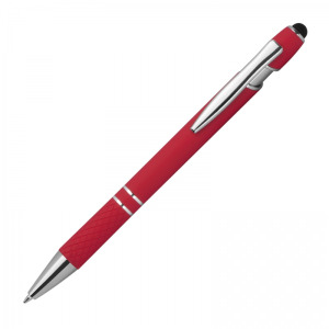 Długopis aluminiowy touch pen HERMANN Czerwony