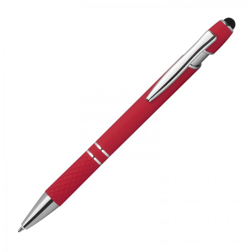 Długopis aluminiowy touch pen HERMANN Czerwony 1368905 (1)