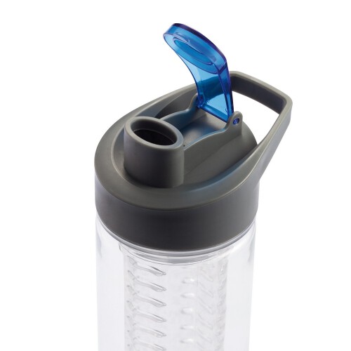 Bidon, butelka sportowa 800 ml z pojemnikiem na lód lub owoce niebieski V7834-11 (2)
