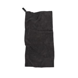 Ręcznik sportowy VINGA RPET czarny