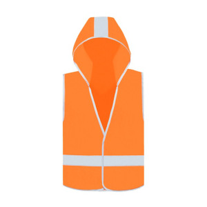 Dziecięca kamizelka odblaskowa z kapturem