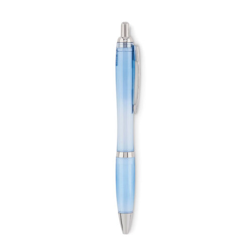 Długopis z RPET przezroczysty błękitny MO6409-52 (3)