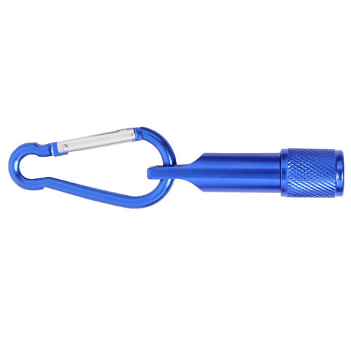 Zestaw narzędzi, narzędzie wielofunkcyjne, scyzoryk (7 el.), latarka 1 LED z karabińczykiem Granatowy V7710-04 (2)