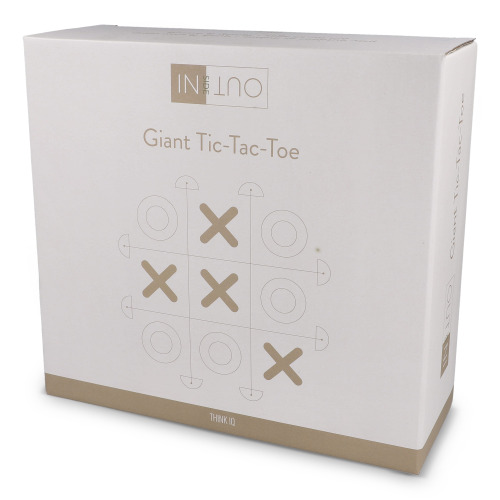 InSideOut Giant Tic Tac Toe Drewniany / drewniany LT57407-N9393 (4)