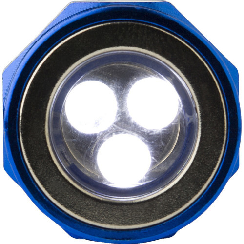 Teleskopowa latarka 3 LED Niebieski V7755-11 (1)