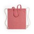Worek ze sznurkiem i torba na zakupy z bawełny z recyklingu, 2 w 1 czerwony V6792-05 (2) thumbnail