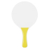 Gra plażowa, tenis żółty V9632-08 (1) thumbnail
