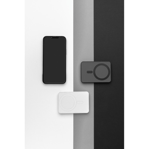 Magnetyczny bezprzewodowy power bank 5000 mAh Magnetix Czarny P322.401 (6)