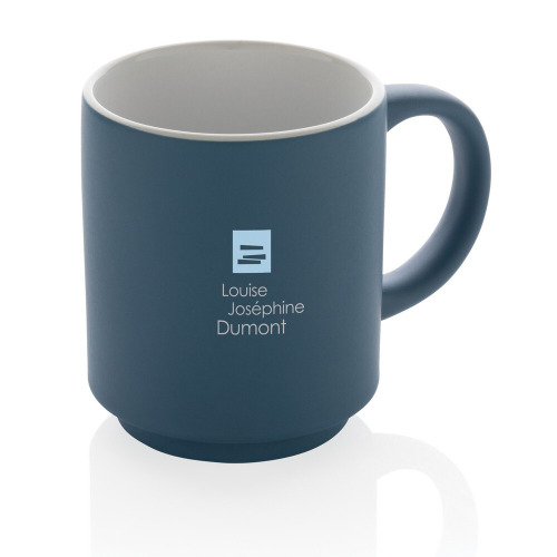 Kubek ceramiczny 180 ml Niebieski P434.075 (4)