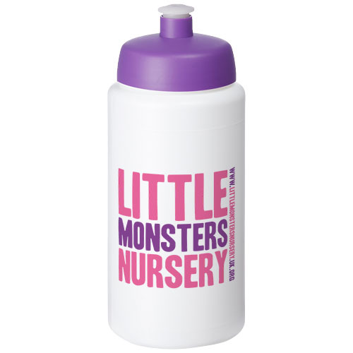 Bidon Baseline® Plus o pojemności 500 ml ze sportowym wieczkiem i uchwytem Biały 21068709 (1)