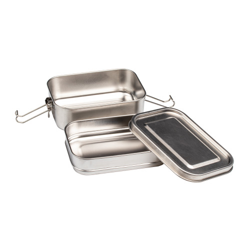 Lunch box dwupoziomowy PORTO ALEGRE 700 ml i 450 ml Szary 252907 (1)