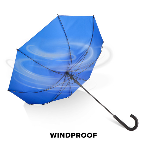 Verdure 190T Pongee 23" Wiatroodporny parasol z uchwytem, automatyczny Niebieski LT97119-N0011 (1)