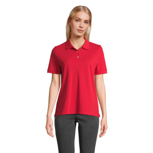 PACIFIC WOMEN POLO Czerwony