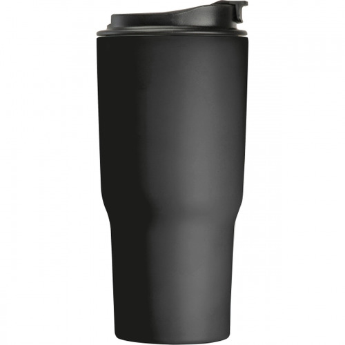 Kubek termiczny 550 ml ze stali z recyklingu DANA Czarny 8523903 (6)