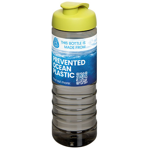 H2O Active® Eco Treble bidon z otwieraną pokrywką o pojemności 750 ml Ciemnografitowy 21047902 (1)