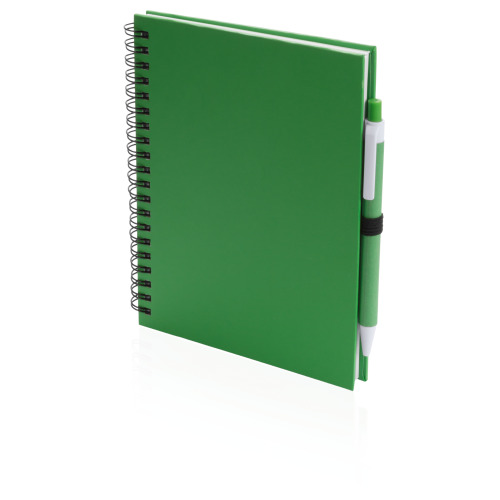 Notatnik z długopisem zielony V2795-06 