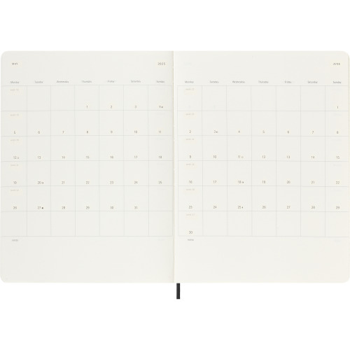 Kalendarz MOLESKINE Czarny VM493-03/2025 (5)