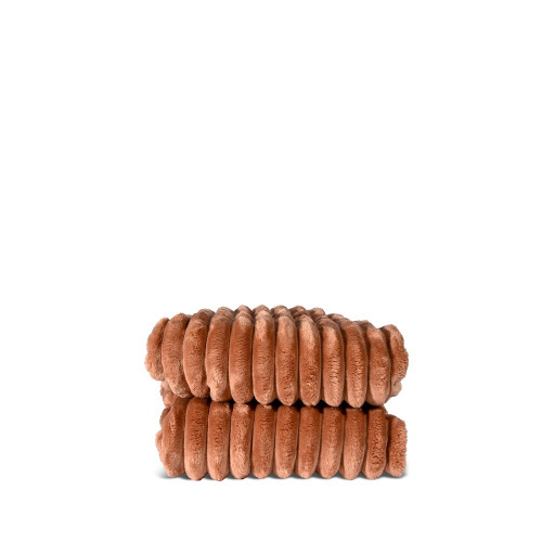 Koc ESTHER, jasnobrązowy Jasnobrązowy 5018632- 