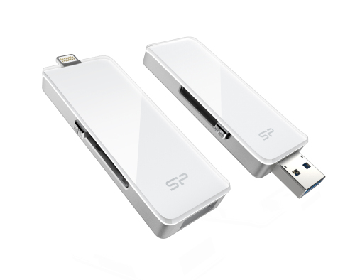 Pendrive dla iPhone Silicon Power xDrive Z30 3.0 Biały EG 816006 128GB (2)