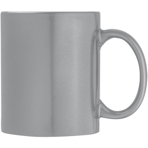 Kubek ceramiczny do sublimacji ALHAMBRA 300 ml Srebrny 017197 