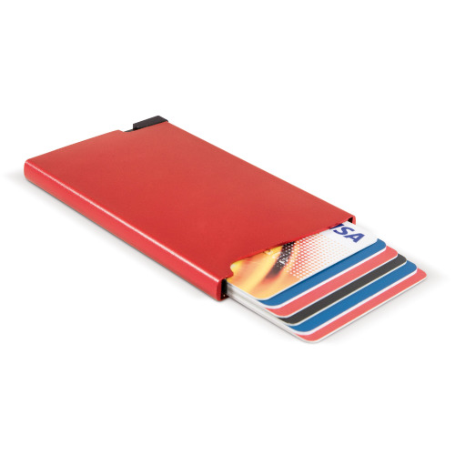Aluminiowy card-holder Czerwony LT91190-N0021 (1)