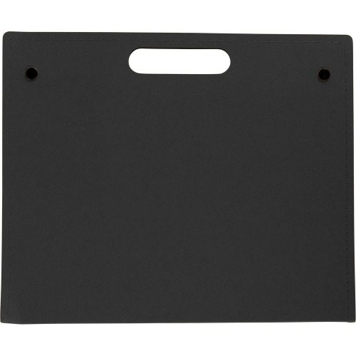 Teczka konferencyjna, notatnik ok. A4, długopis, karteczki samoprzylepne Czarny V2954-03 