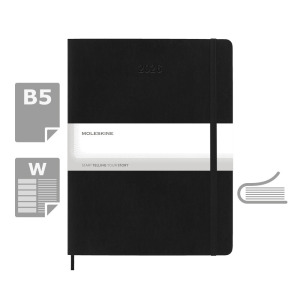 Kalendarz MOLESKINE Czarny