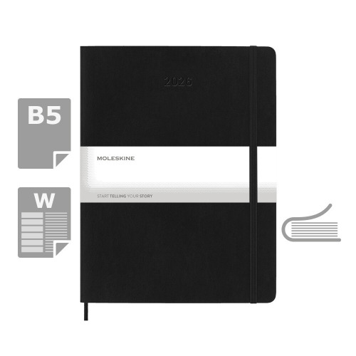 Kalendarz MOLESKINE Czarny VM493-03/2027 